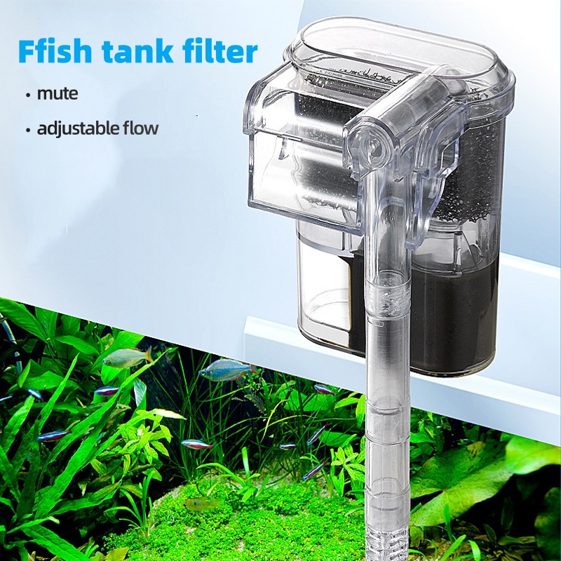 Fish Tank Filter Aquarium - Mini-Hänge-USB-Filter für Aquarien 2,5W 250L/h Ideal