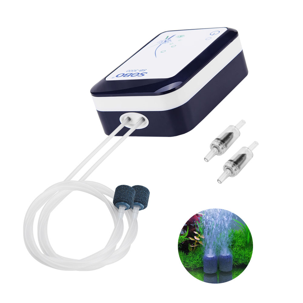 Wild Aquarium Fish - SOBO USB Lade Aquarium Sauerstoff Pumpe