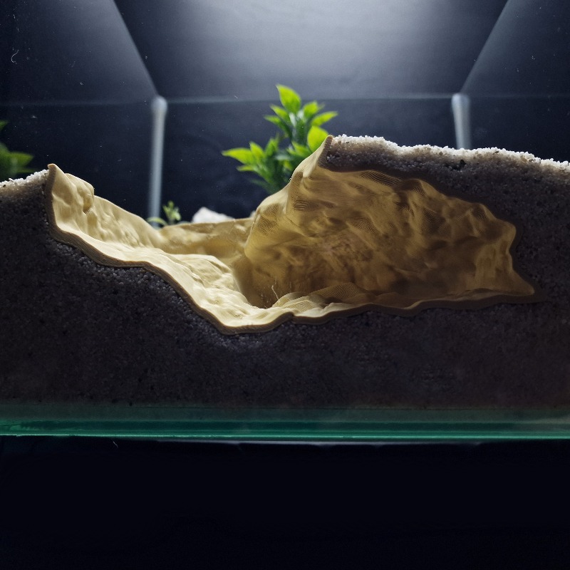 Aquarium Fish Hiding Places - 3D-gedrucktes High Sim Natural Rock Pet