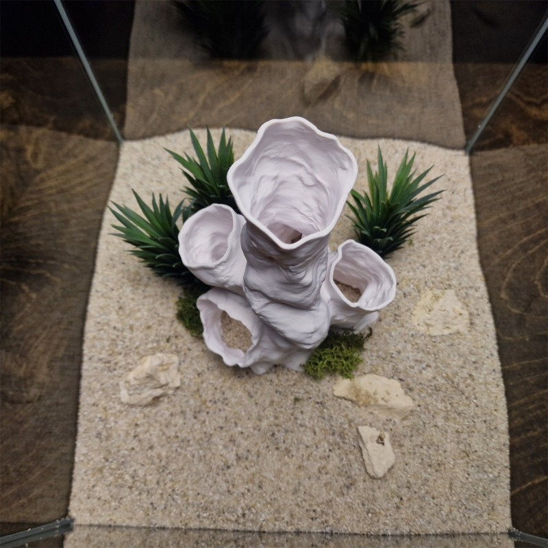 Aquarium Fish Sale - Bestseller 3D-Gedruckter Korallen-Tunnel Versteckhöhle Baumpflanzen-Einsatz Aquarium