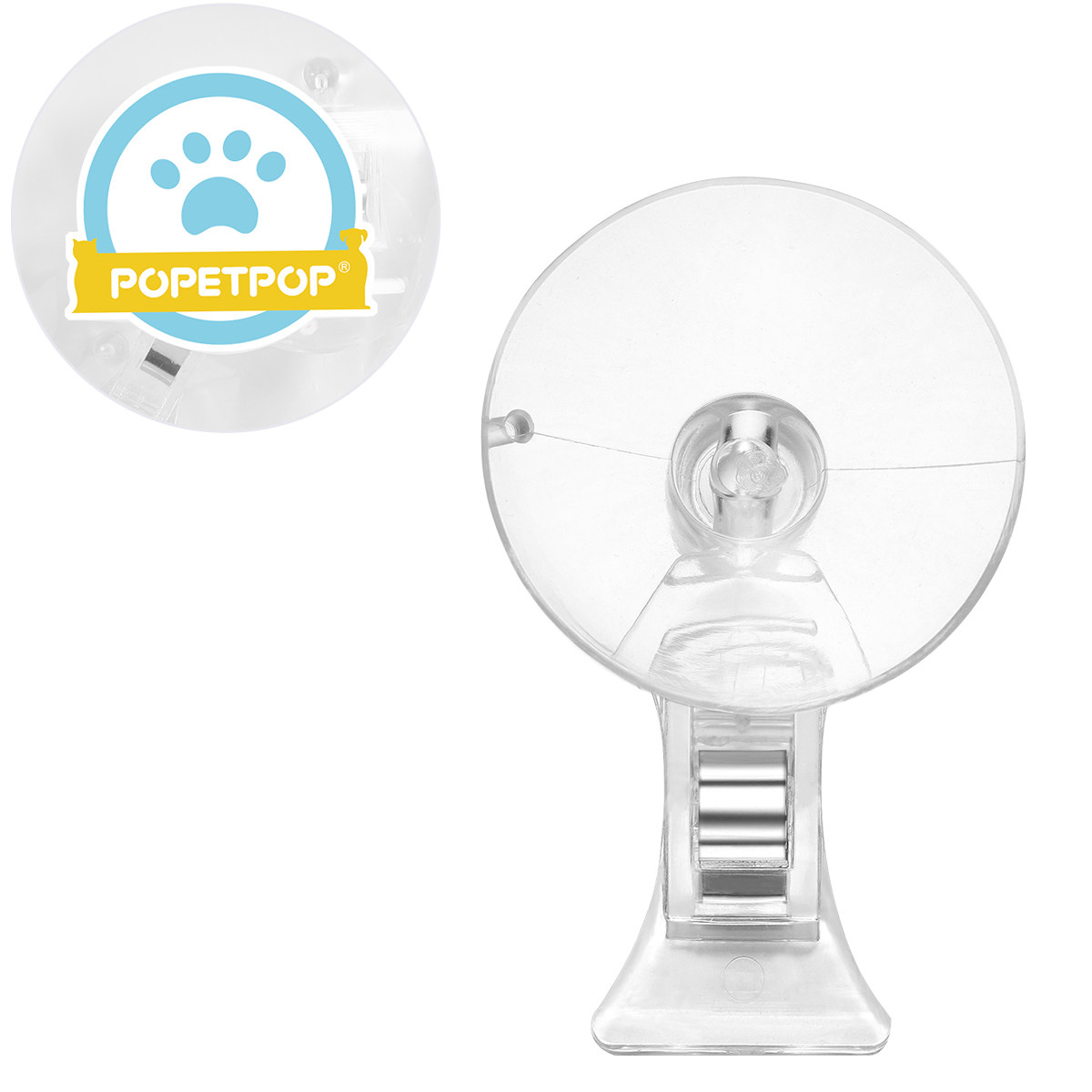 Wild Aquarium Fish - 4-teiliger Futterclip für Aquarien mit starkem