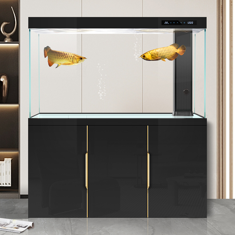 Aquarium Fish Dragon - Aquarium-Wohnzimmer 2025, neues ultraweißes Glas, großes