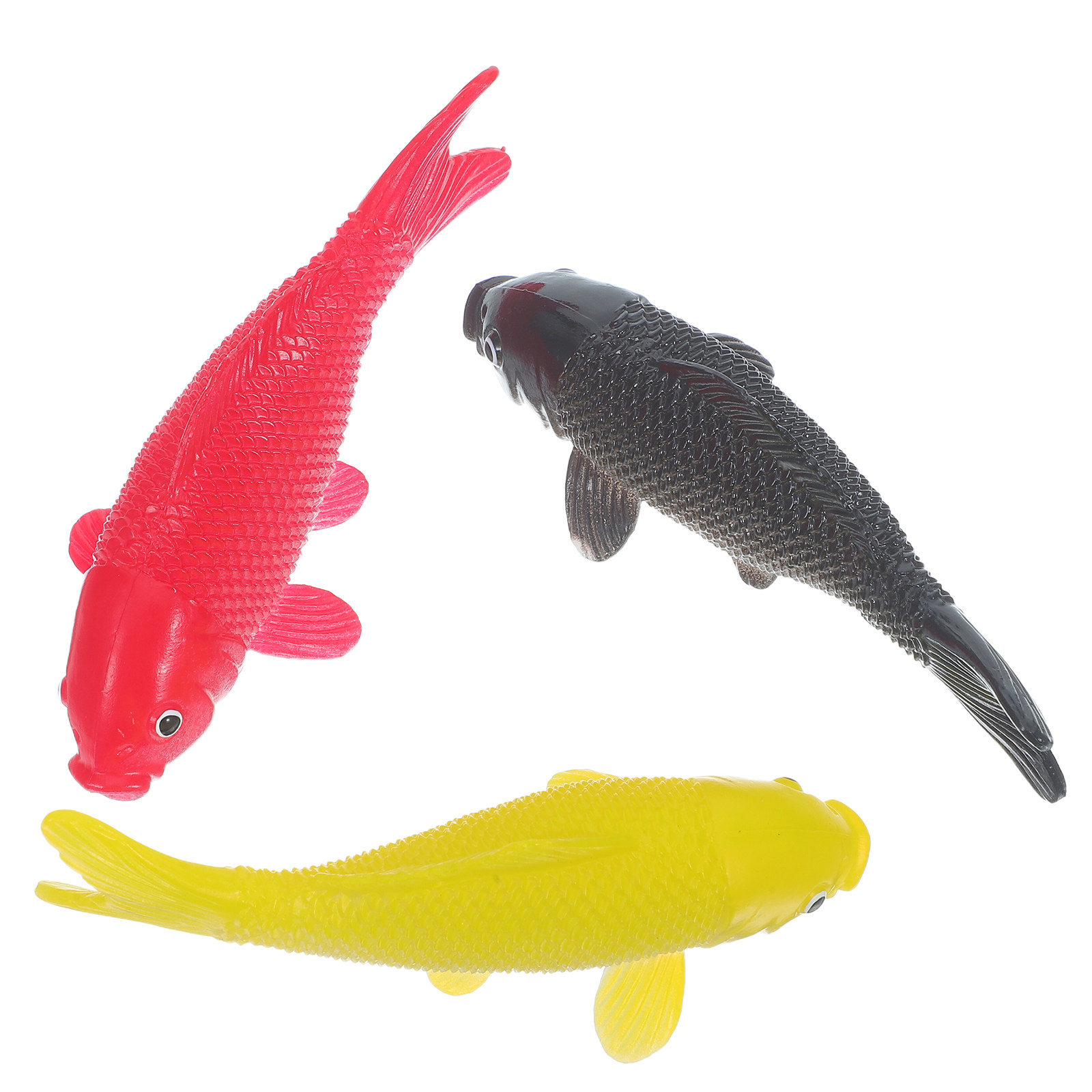 Fish Toys For Aquarium - 3-teiliges Fisch-Kunsthandwerk-Set, Realistische Plastik-Fischfiguren, Künstliche Aquarium-Dekoration,