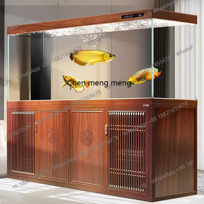 Aquarium Fish Dragon - X-Drachen-Aquarium-Bodenfilter, ökologisches Aquarium, ultraweißer Glas-Aluminiumlegierungsboden, mittlerer