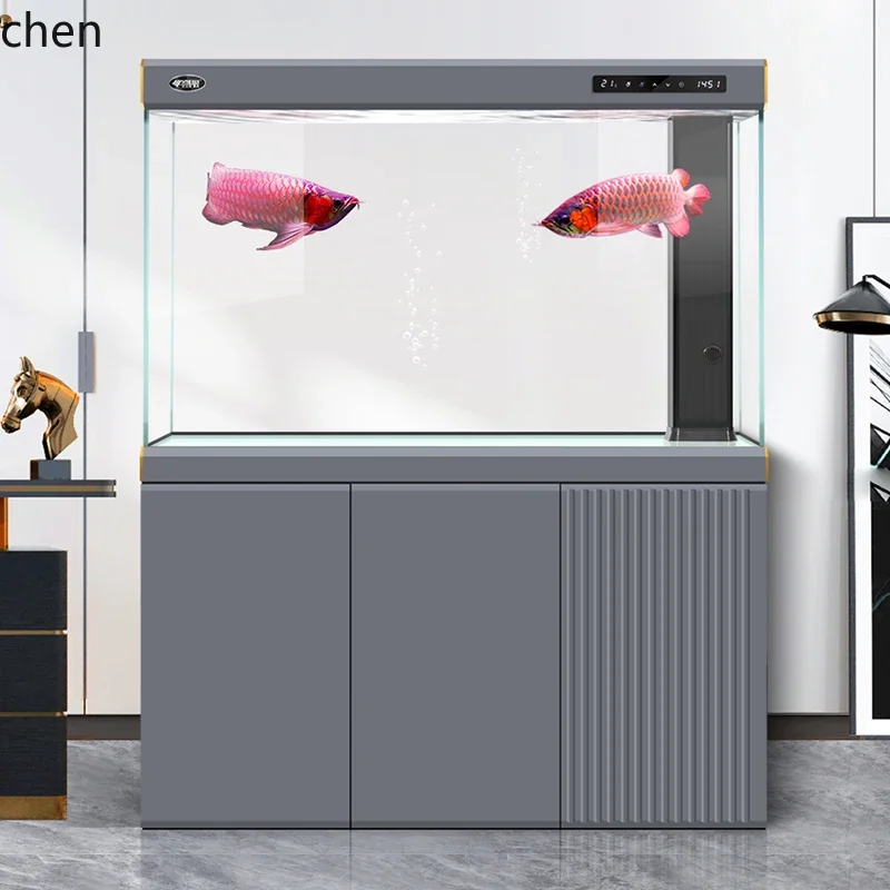 Aquarium Fish Dragon - Fischbecken für Wohnzimmer Ultraklares Glas Großes