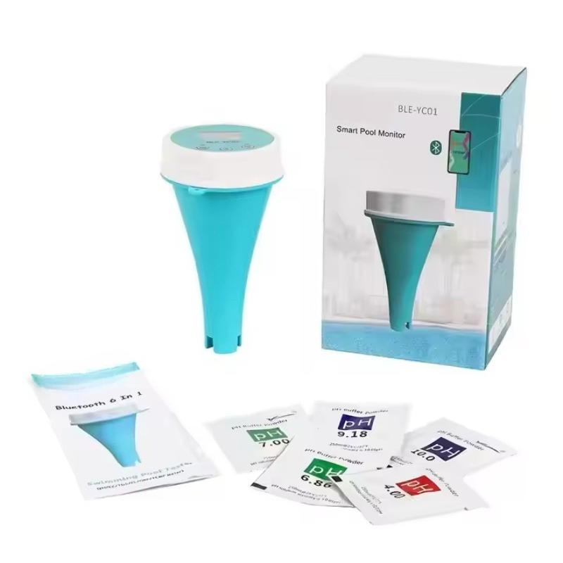 Aquarium Fish Quality - 6-in-1 Intelligenter Wasserqualitätsmonitor: EC, PH, ORP,