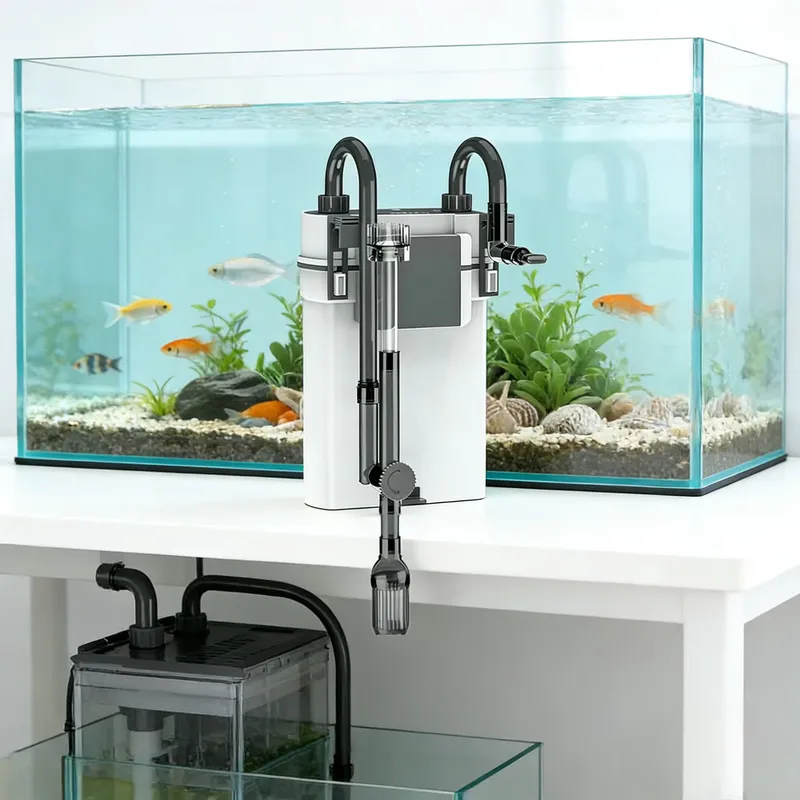 Aquarium Fish Quality - 5W Hochwertiger Umweltfreundlicher Kunststoff-Aquariumfilter XBL-Serie für