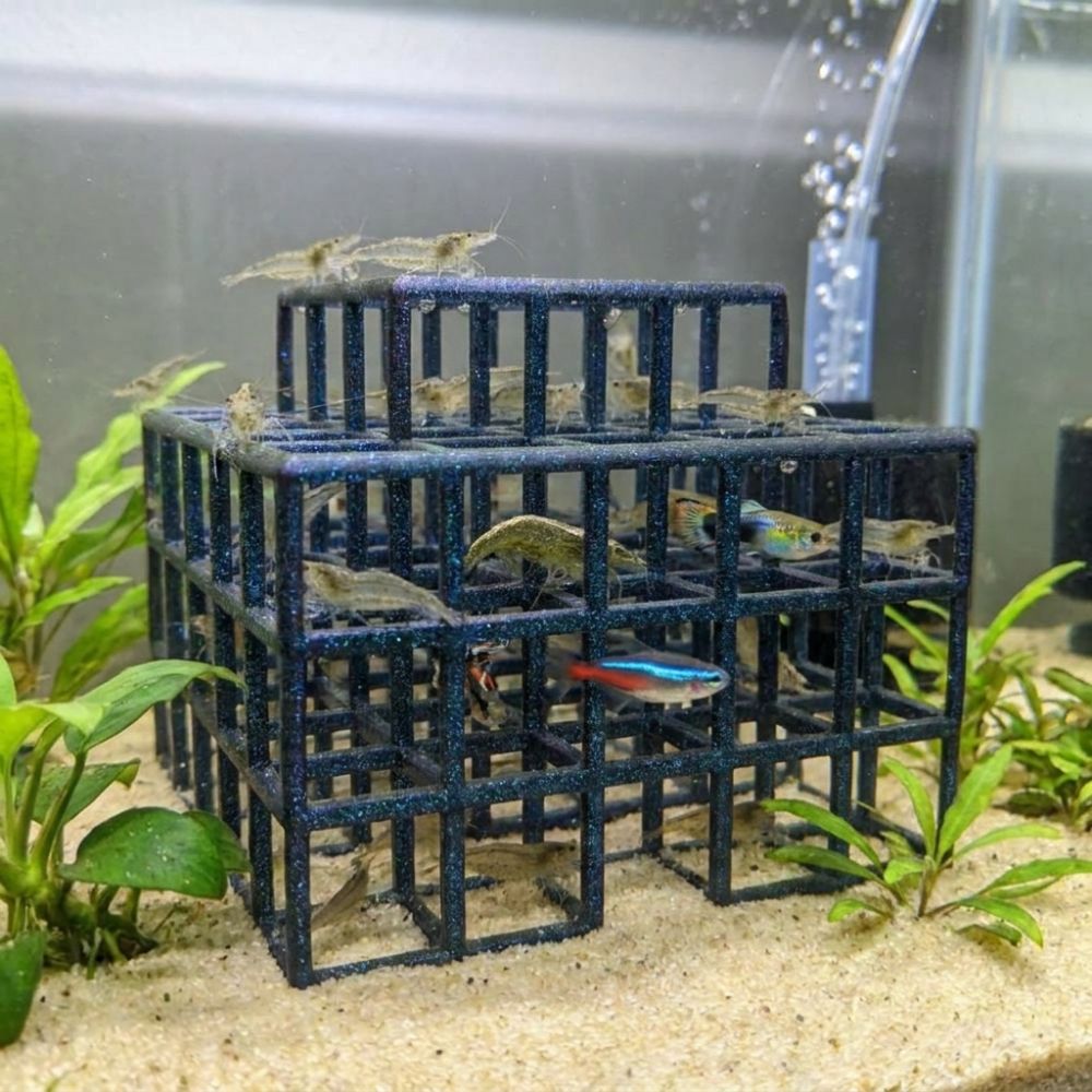 Aquarium Fish Hiding Places - 3D-Gedrucktes Fisch- und Garnelen-Versteck aus Kunststoff