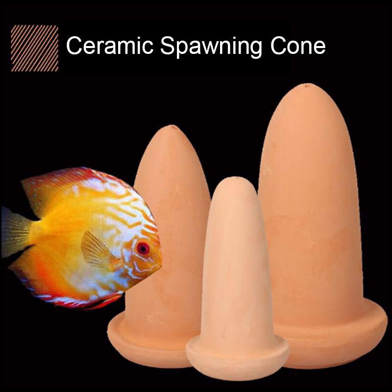 Aquarium Fish Hiding Places - Keramik Spawning Rasse Kegel für Diskus