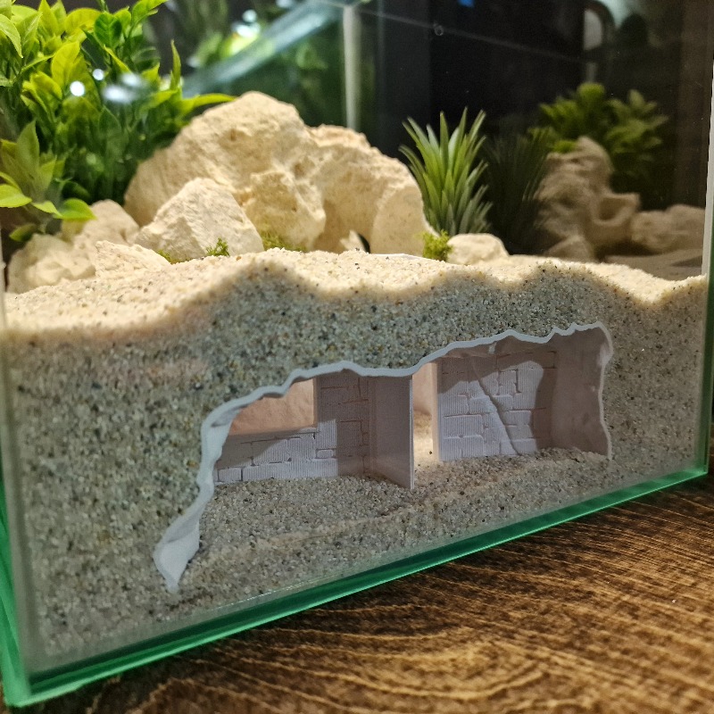3D-Gedruckte Geheimhöhle für F – Aquarium Fish Hiding Places Bewertung und Preis