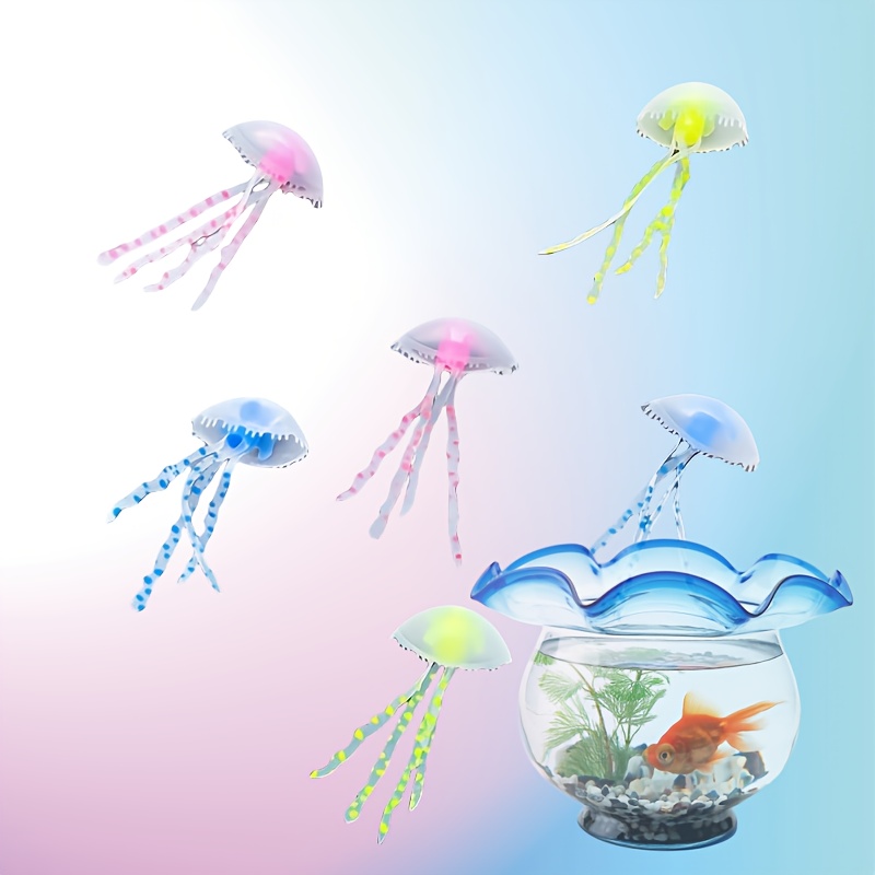 3/5 Stück Leuchtende Quallen-A – Fish Toys For Aquarium Bewertung und Preis