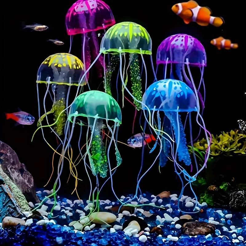 3/5 Stück Leuchtende Quallen-A – Fish Toys For Aquarium Bewertung und Preis