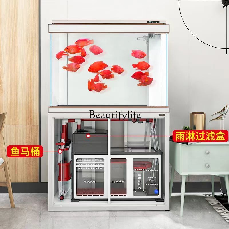 Großes weißes Glas-Wohnzimmer- – Aquarium Fish Dragon Bewertung und Preis