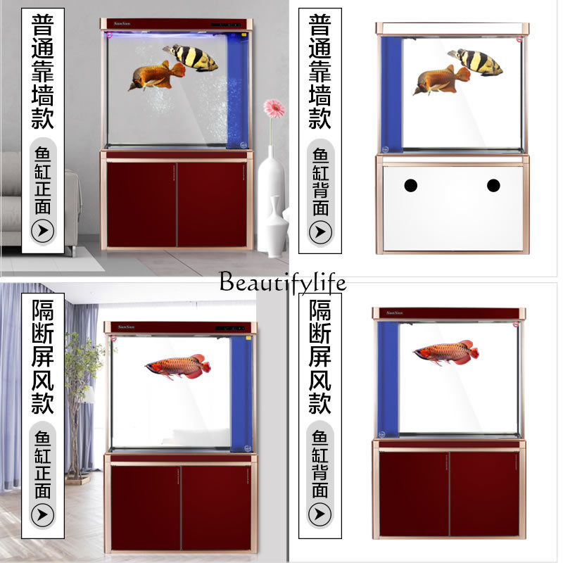 Großes weißes Glas-Wohnzimmer- – Aquarium Fish Dragon Bewertung und Preis