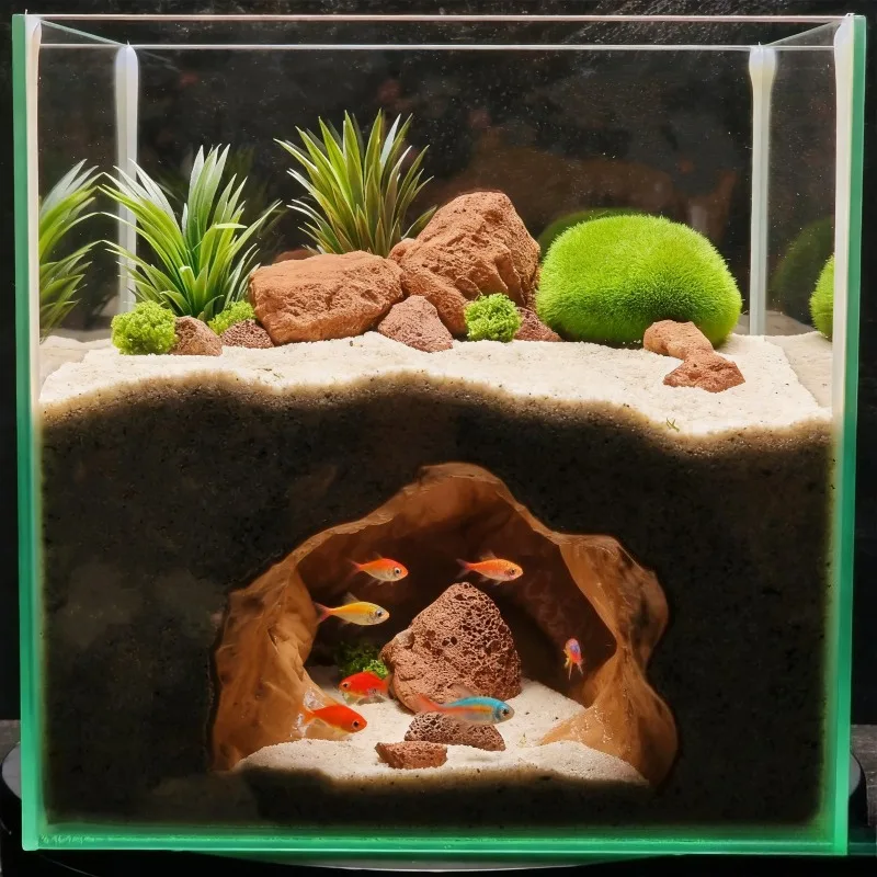 Sinkhole Cave Aquarium Ornamen – Aquarium Fish Hiding Places Bewertung und Preis