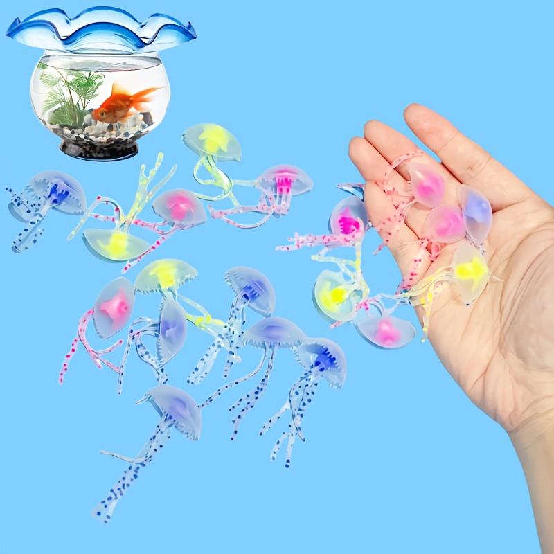 Leuchtende Simulations-Quallen – Fish Toys For Aquarium Bewertung und Preis