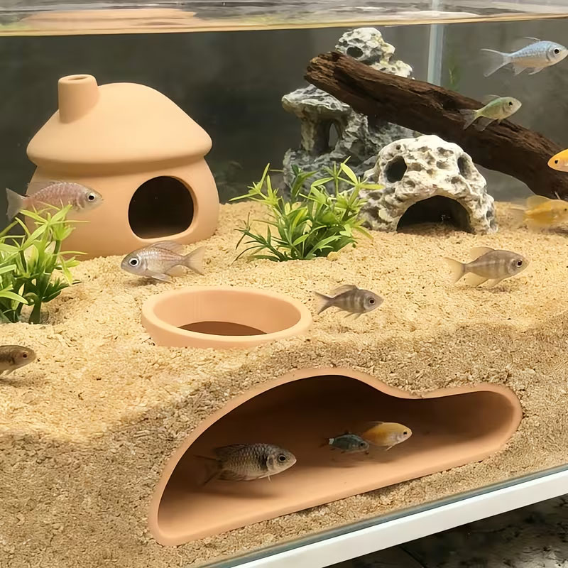 Apcarium Fischtunnel-Versteck  – Fish Toys For Aquarium Bewertung und Preis