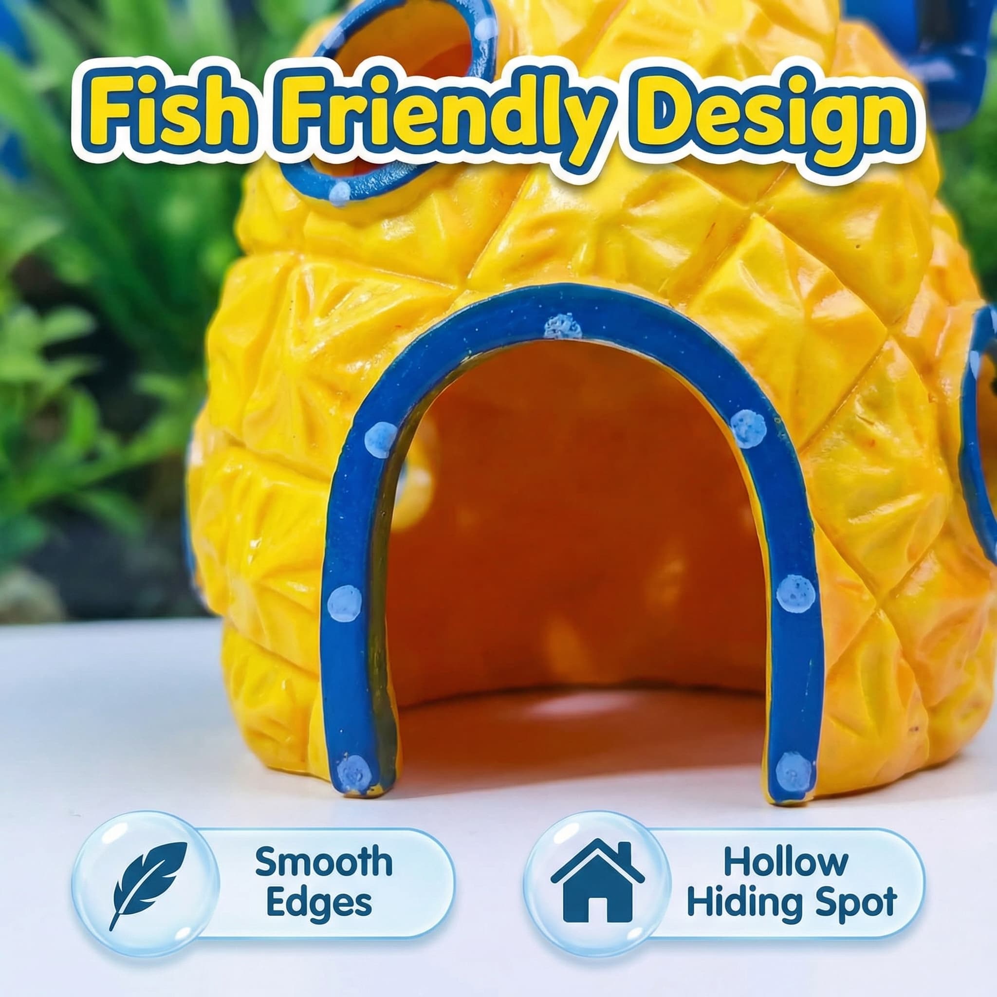 Ananas-Haus-Aquarium-Dekoratio – Aquarium Fish Hiding Places Bewertung und Preis