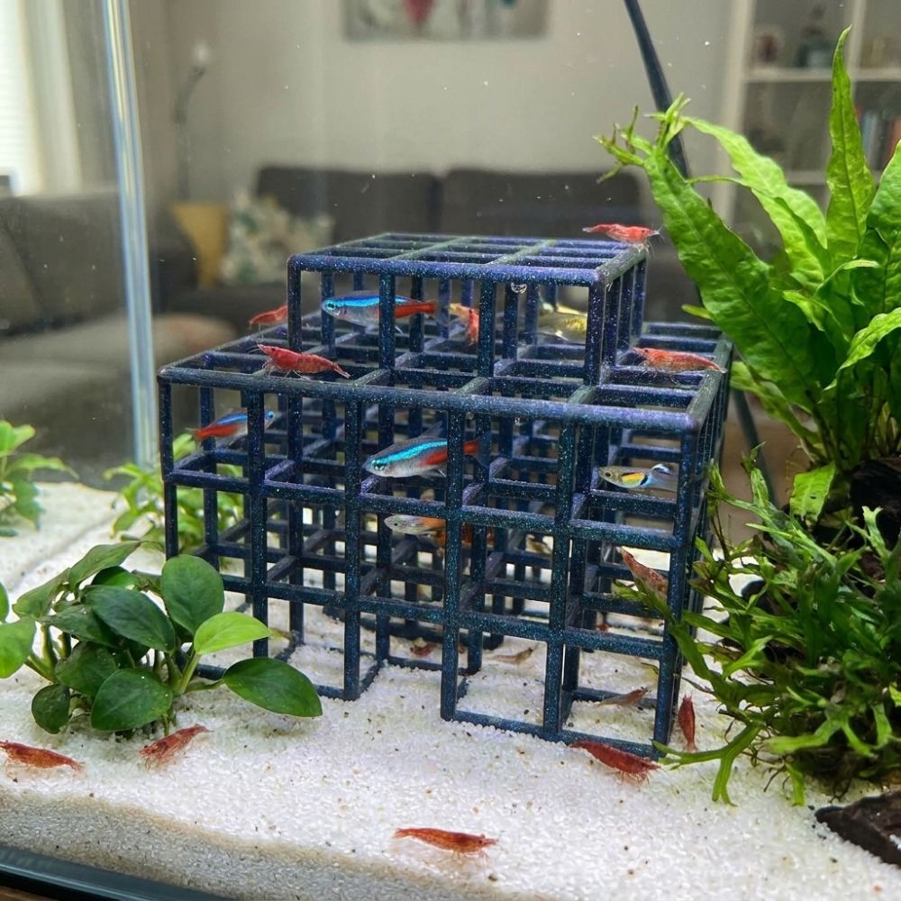 3D-Gedrucktes Fisch- und Garne – Aquarium Fish Hiding Places Bewertung und Preis